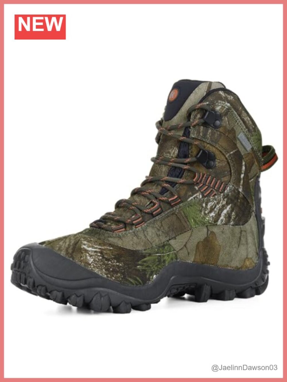 Waterproof Insulated Hiking Boots Women Winter Mid Calf Lace Up 200g Thinsulate